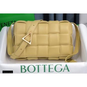 Bottega Veneta Nappa Padded Cassette Crossbody Bag Porridge Yellow (misu-20121817)