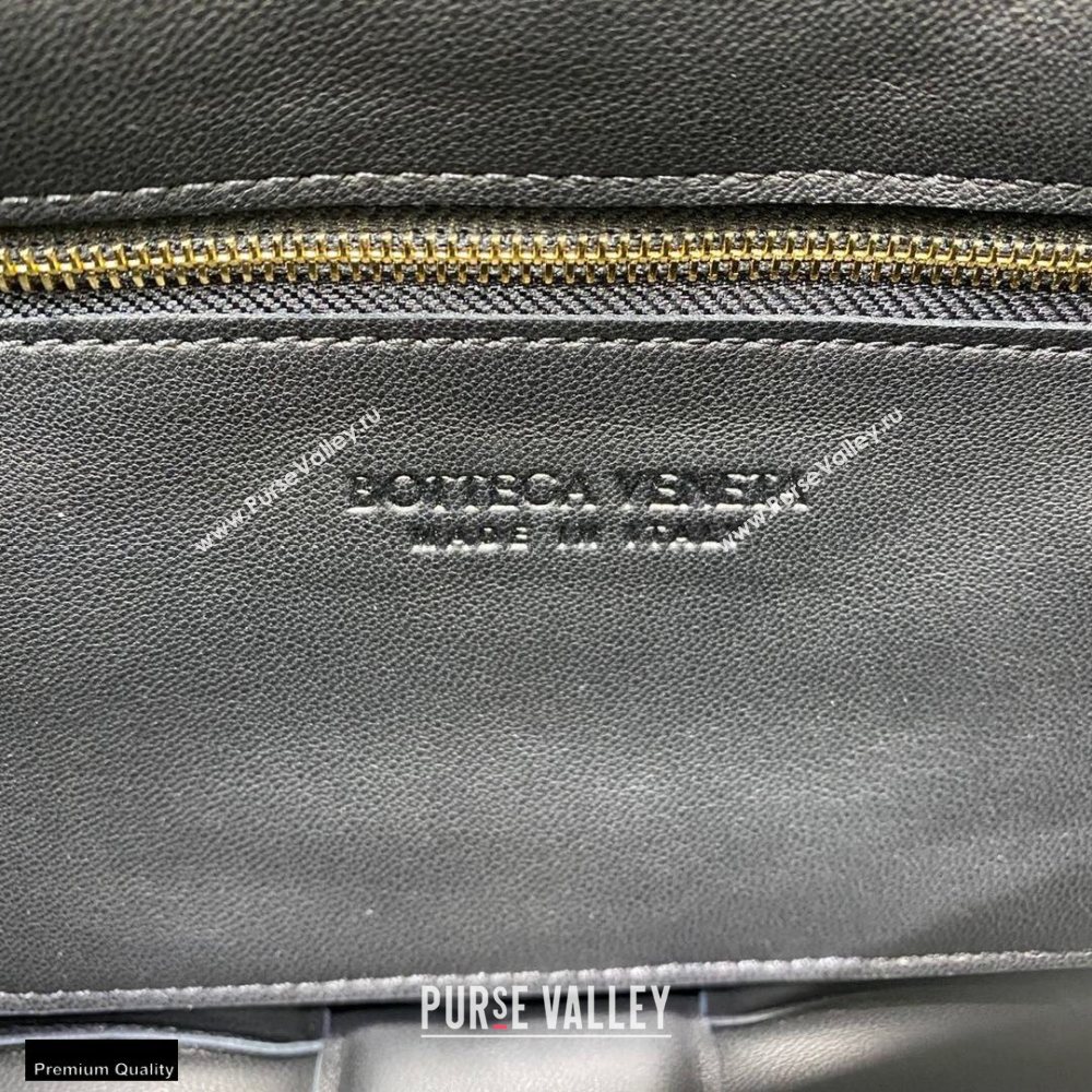 Bottega Veneta Nappa The Chain Cassette Crossbody Bag Black/Gold (misu-20121835)