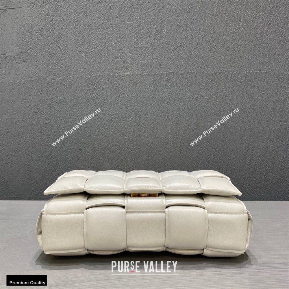 Bottega Veneta Nappa The Chain Cassette Crossbody Bag White (misu-20121834)