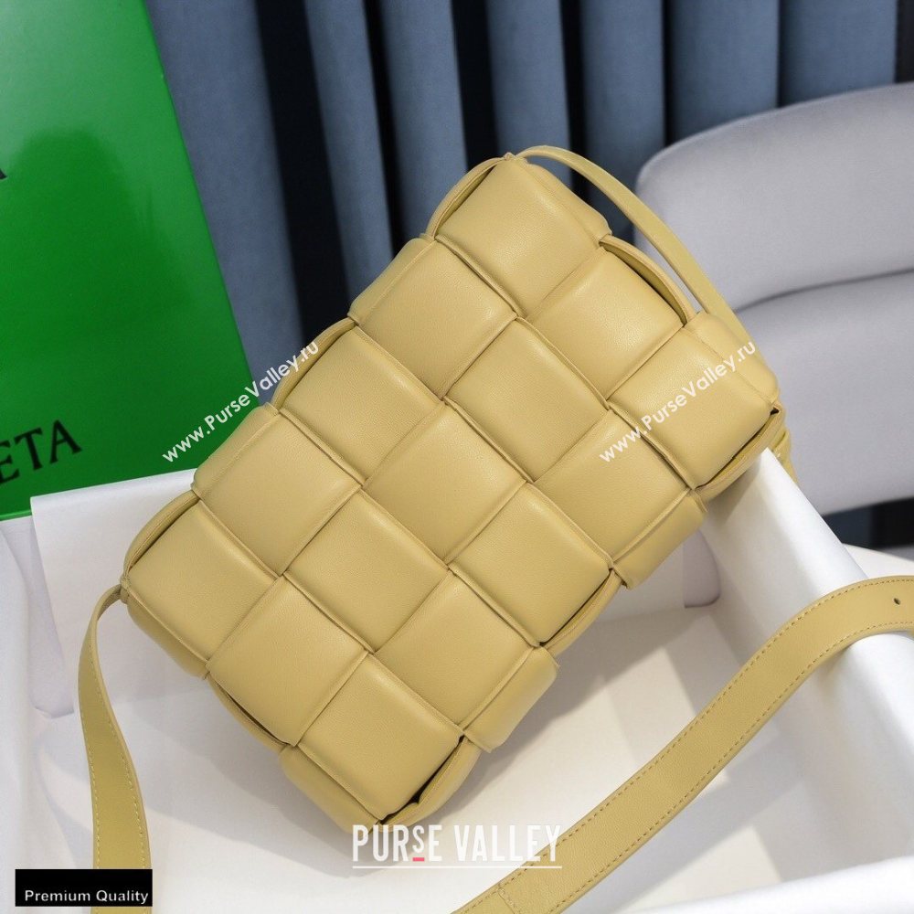 Bottega Veneta Nappa Padded Cassette Crossbody Bag Porridge Yellow (misu-20121817)