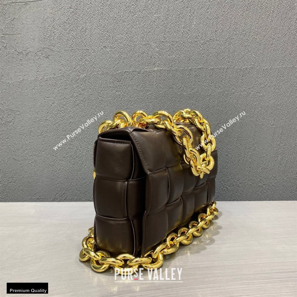 Bottega Veneta Nappa The Chain Cassette Crossbody Bag Coffee (misu-20121832)