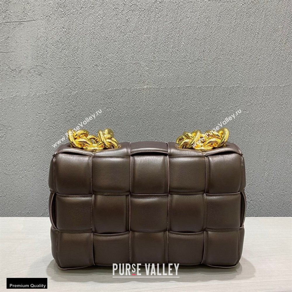 Bottega Veneta Nappa The Chain Cassette Crossbody Bag Coffee (misu-20121832)