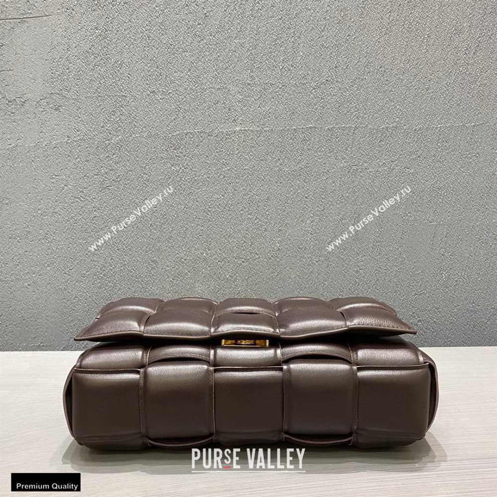 Bottega Veneta Nappa The Chain Cassette Crossbody Bag Coffee (misu-20121832)