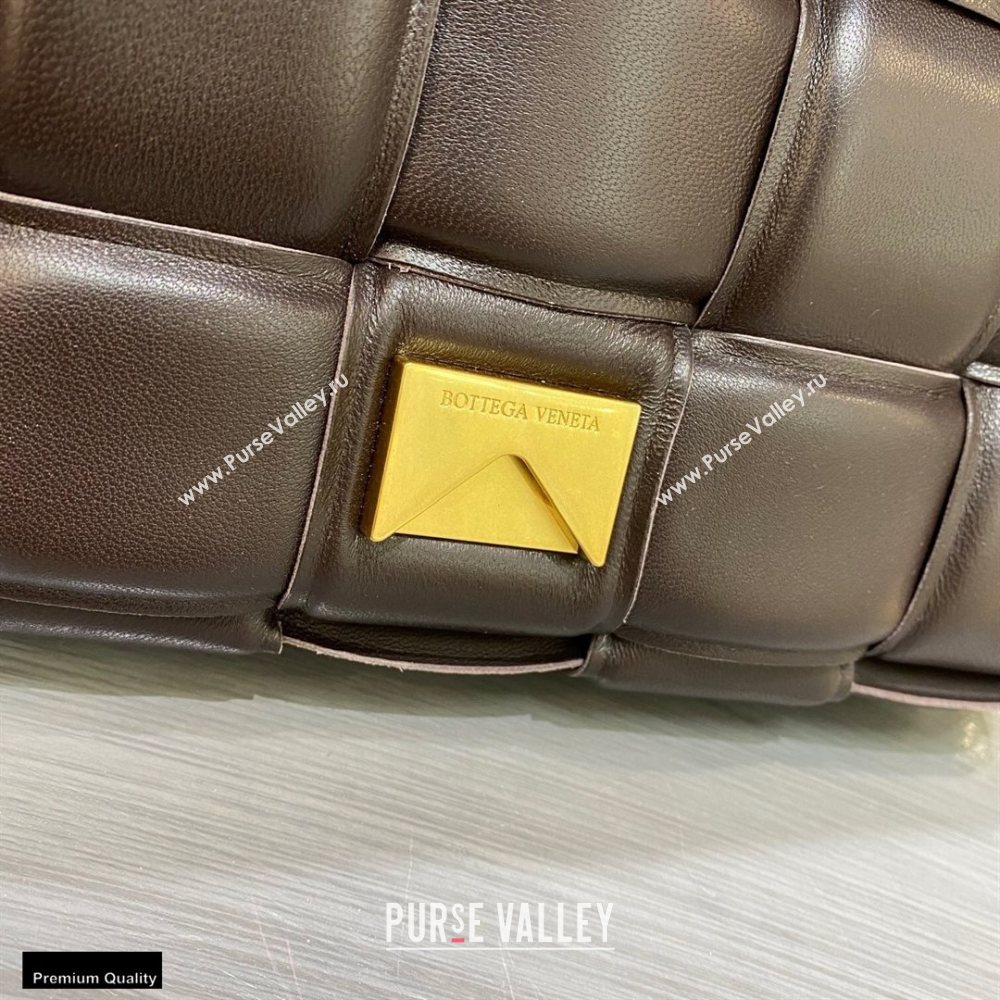 Bottega Veneta Nappa The Chain Cassette Crossbody Bag Coffee (misu-20121832)