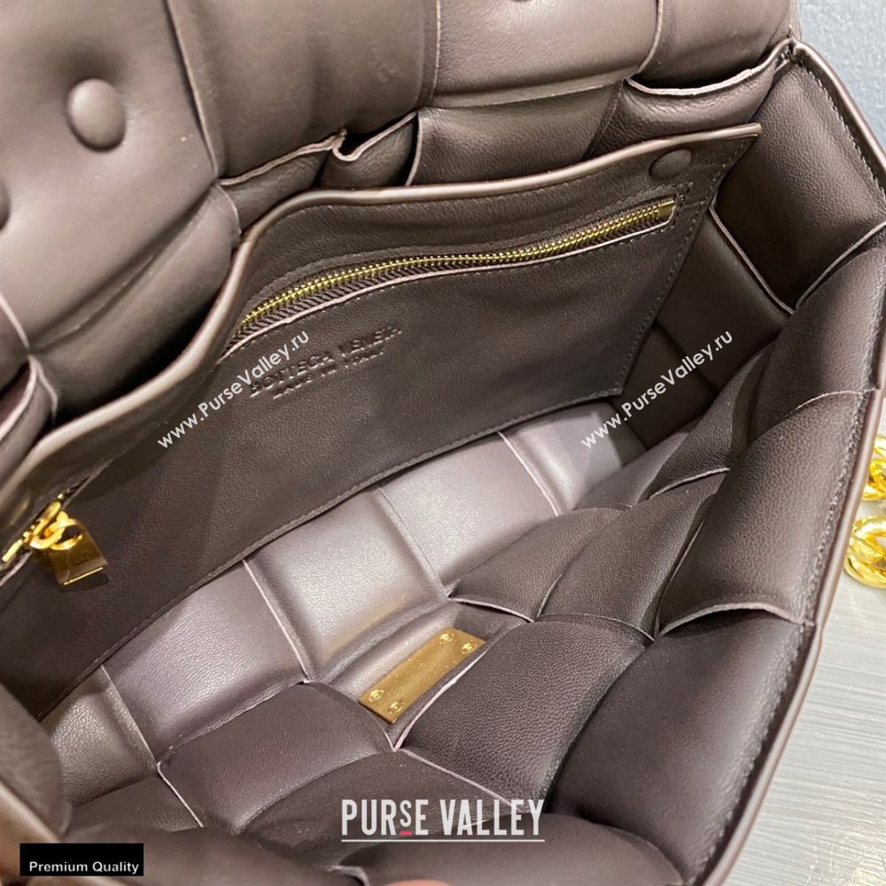 Bottega Veneta Nappa The Chain Cassette Crossbody Bag Coffee (misu-20121832)