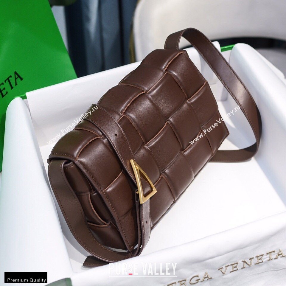 Bottega Veneta Nappa Padded Cassette Crossbody Bag Coffee (misu-20121814)