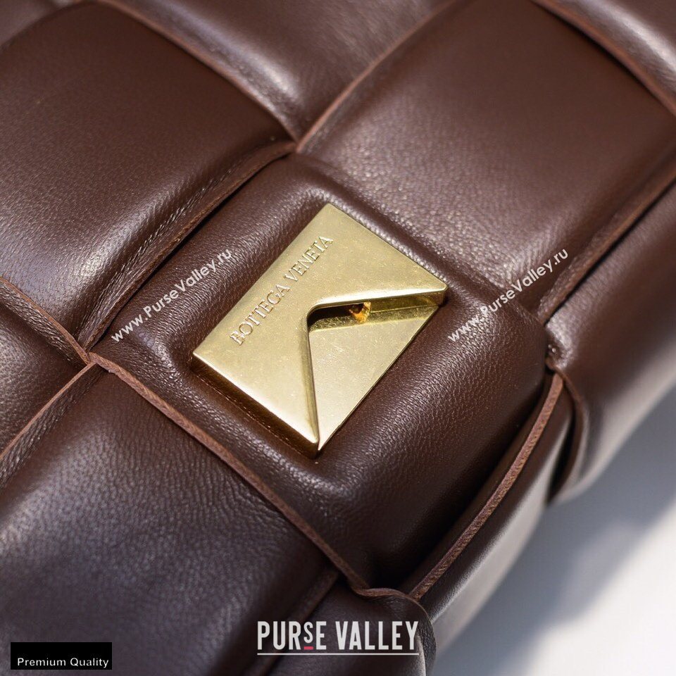 Bottega Veneta Nappa Padded Cassette Crossbody Bag Coffee (misu-20121814)