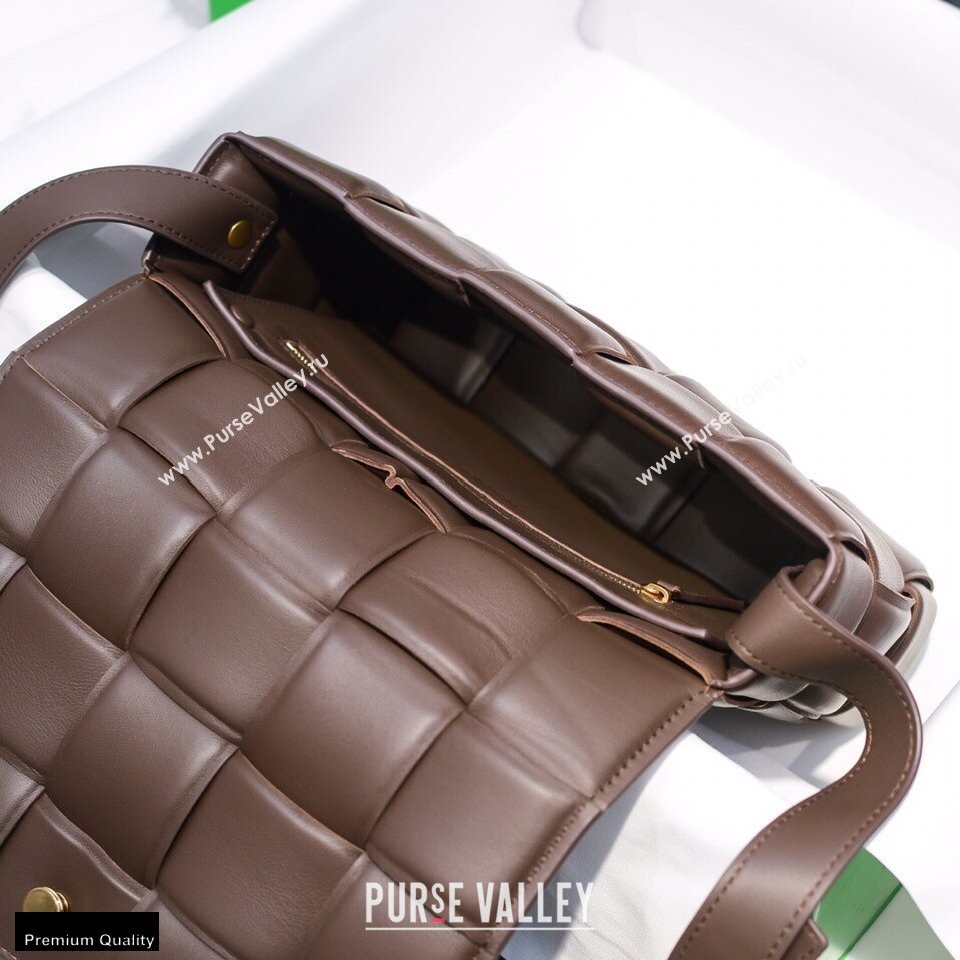 Bottega Veneta Nappa Padded Cassette Crossbody Bag Coffee (misu-20121814)