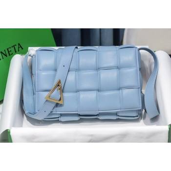 Bottega Veneta Nappa Padded Cassette Crossbody Bag Baby Blue (misu-20121801)