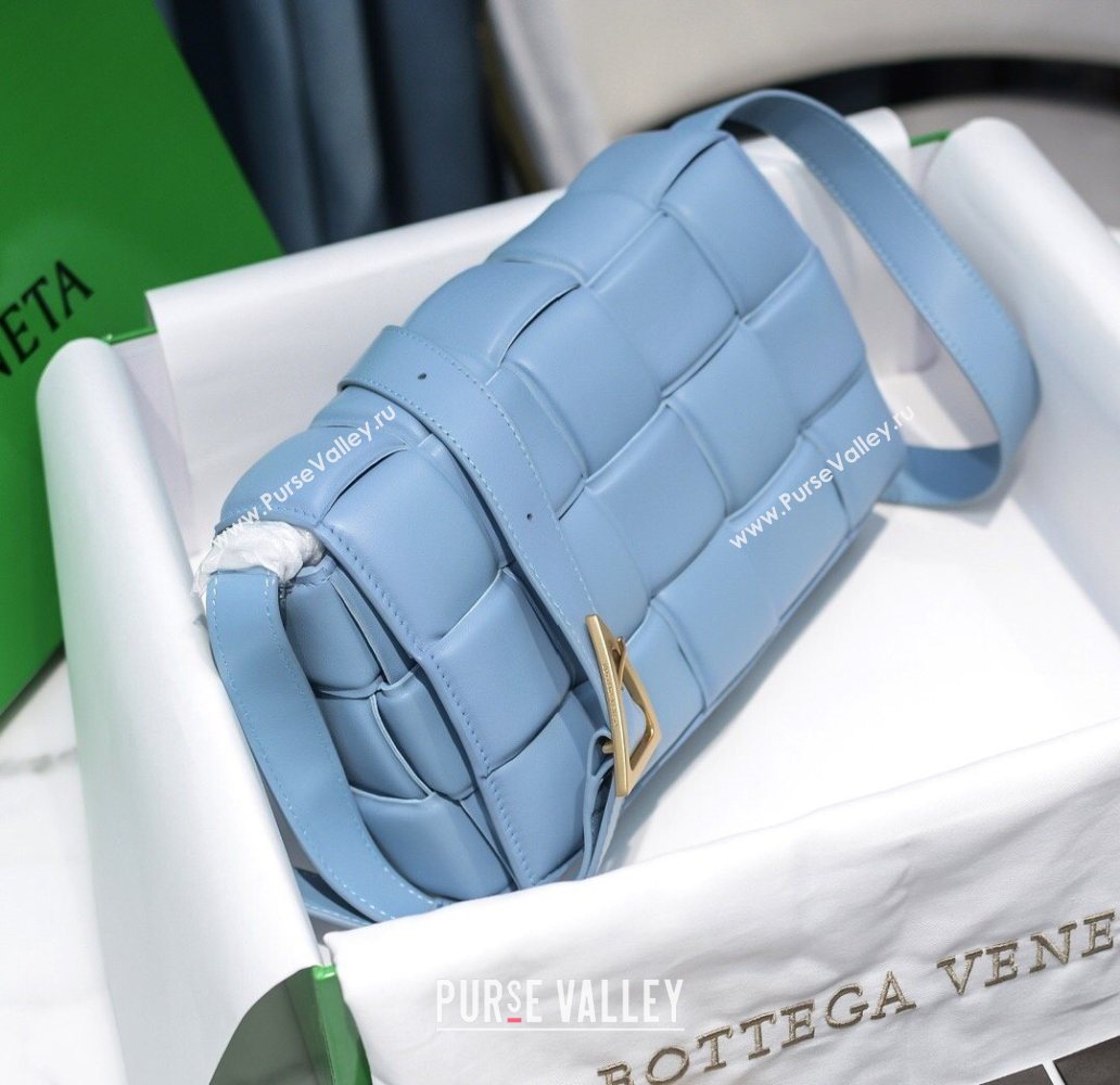 Bottega Veneta Nappa Padded Cassette Crossbody Bag Baby Blue (misu-20121801)
