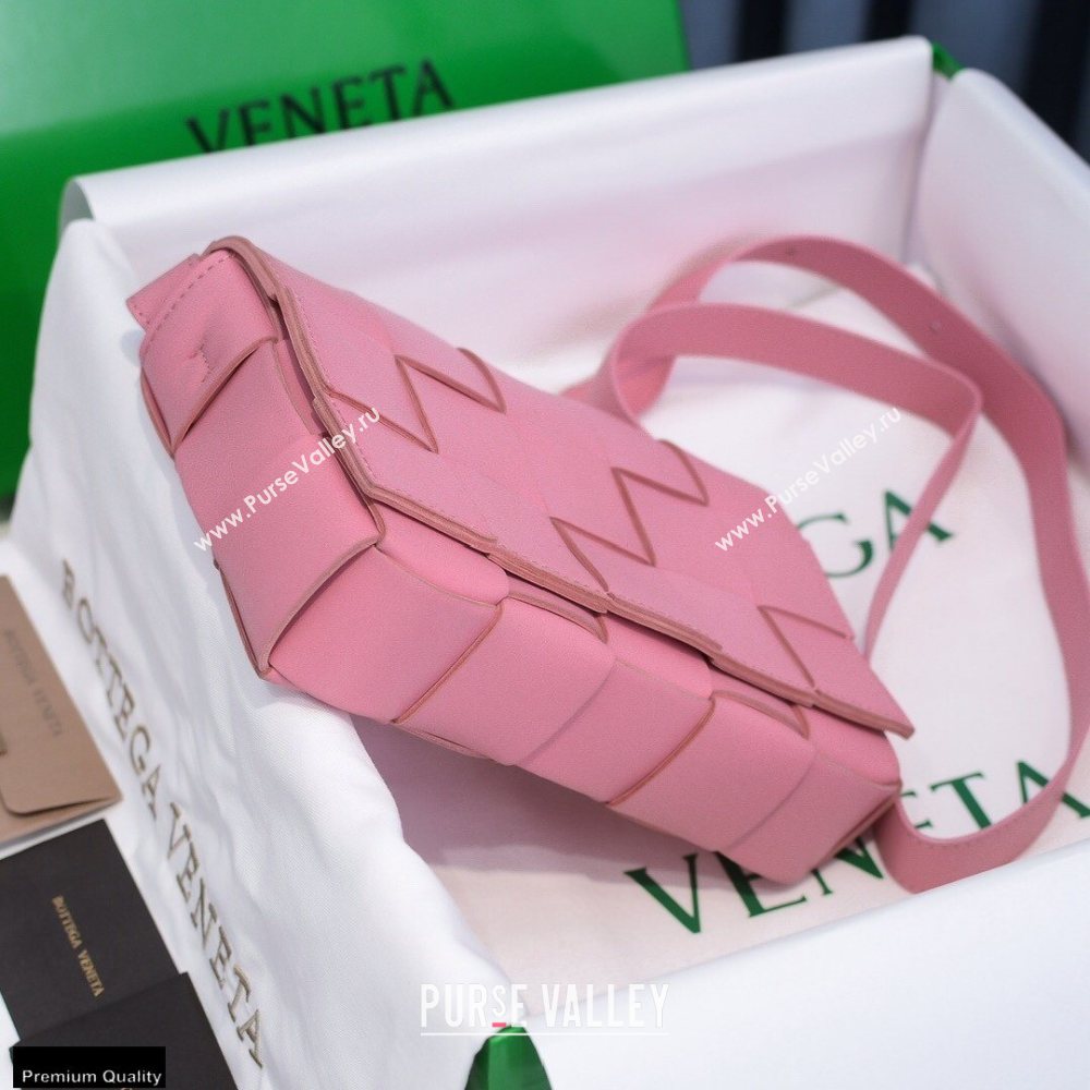 Bottega Veneta Nappa Cassette Crossbody Bag Pink (misu-20121855)