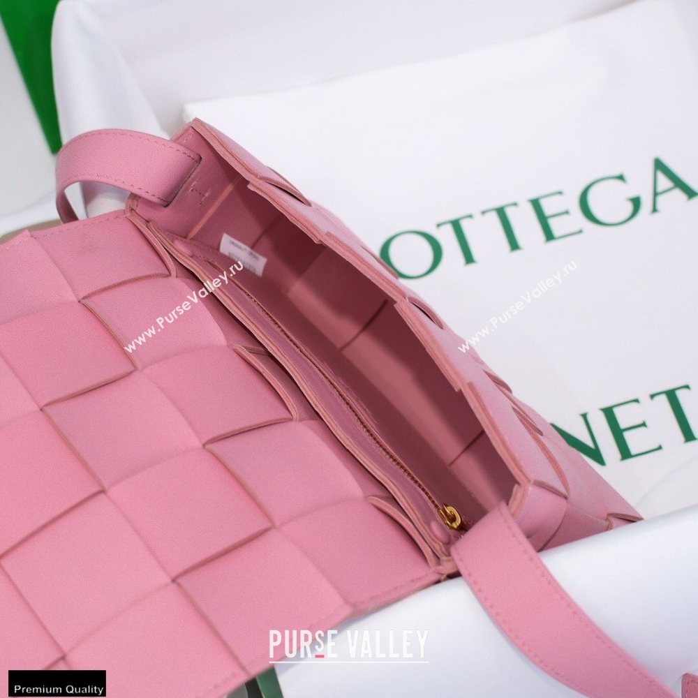 Bottega Veneta Nappa Cassette Crossbody Bag Pink (misu-20121855)