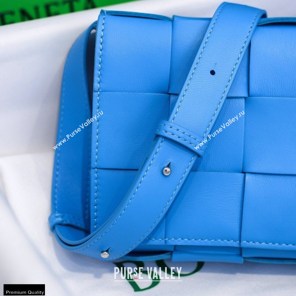 Bottega Veneta Nappa Cassette Crossbody Bag Bleu Blue (misu-20121854)