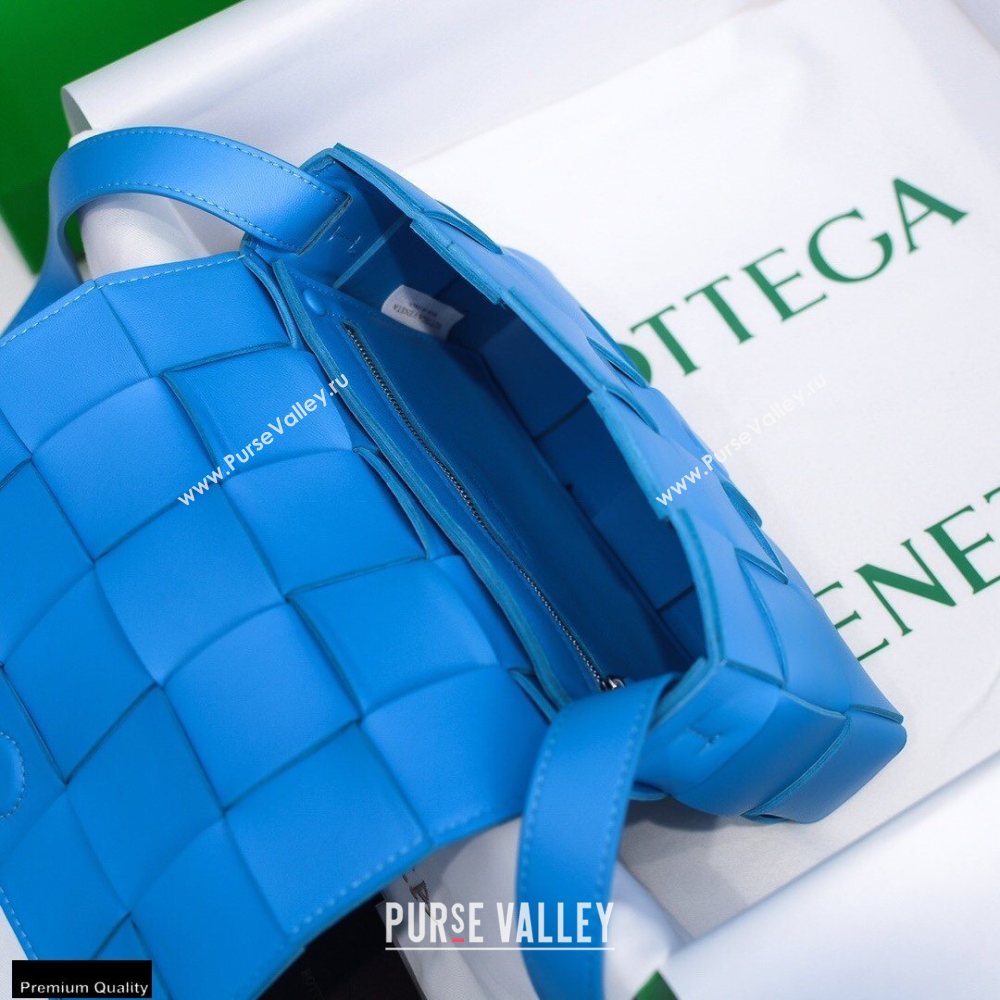 Bottega Veneta Nappa Cassette Crossbody Bag Bleu Blue (misu-20121854)