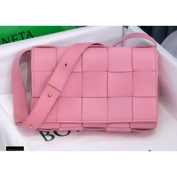 Bottega Veneta Nappa Cassette Crossbody Bag Pink (misu-20121855)