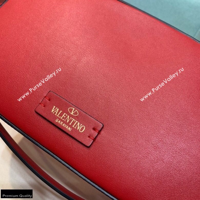 Valentino VLogo Walk Calfskin Crossbody Bag Red 2020 (xinyidai-20122105)