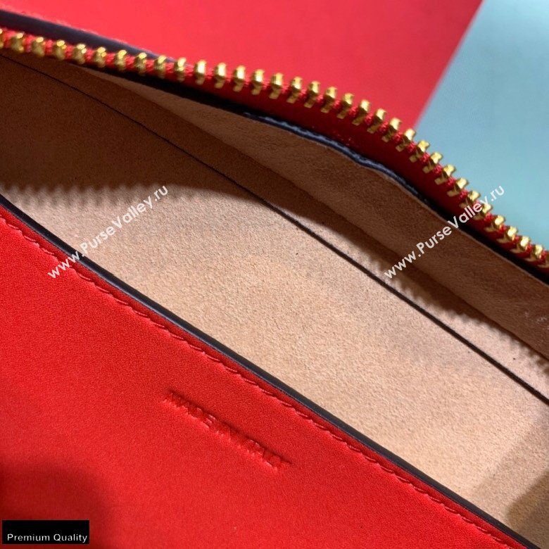 Valentino VLogo Walk Calfskin Crossbody Bag Red 2020 (xinyidai-20122105)