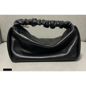 Alexander Wang Scrunchie Top Handle Shoulder Bag Leather Black (xiaodai-20122216)