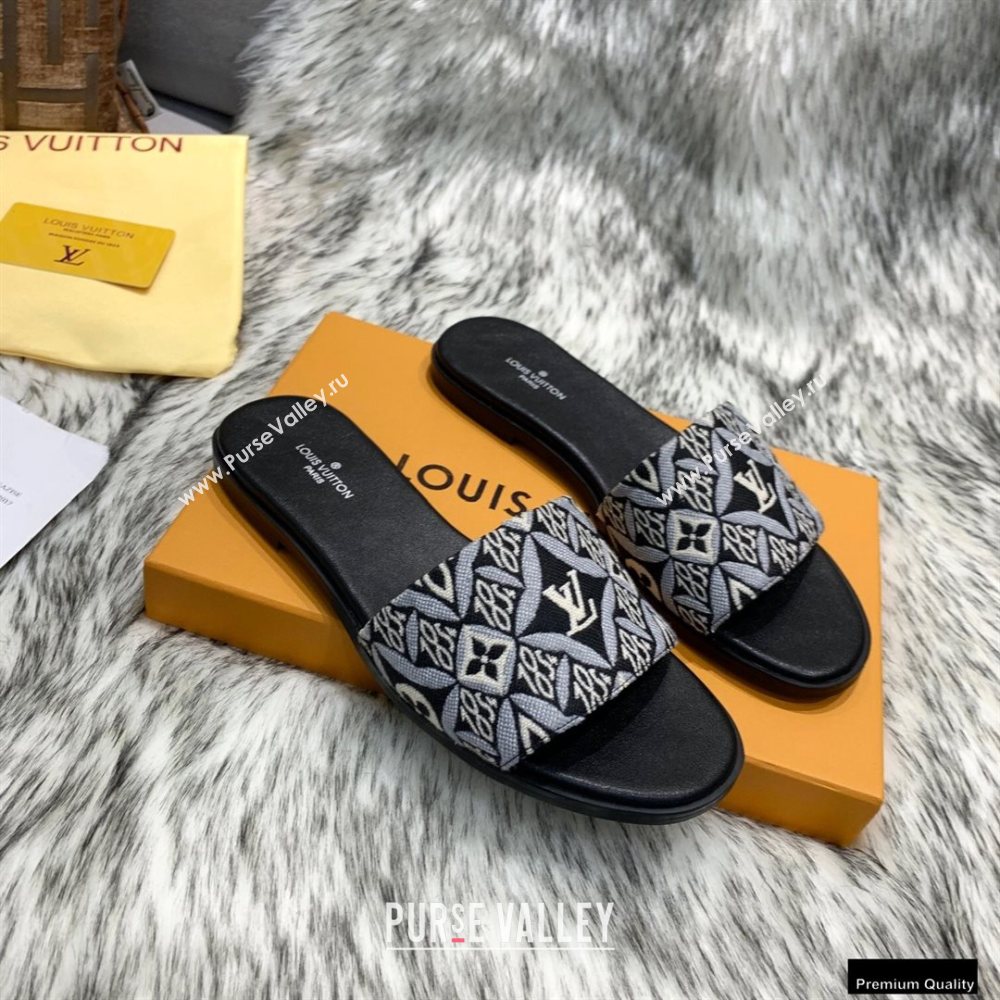 Louis Vuitton Since 1854 Lock It Flat Mules 01 2020 (modeng-20122311)