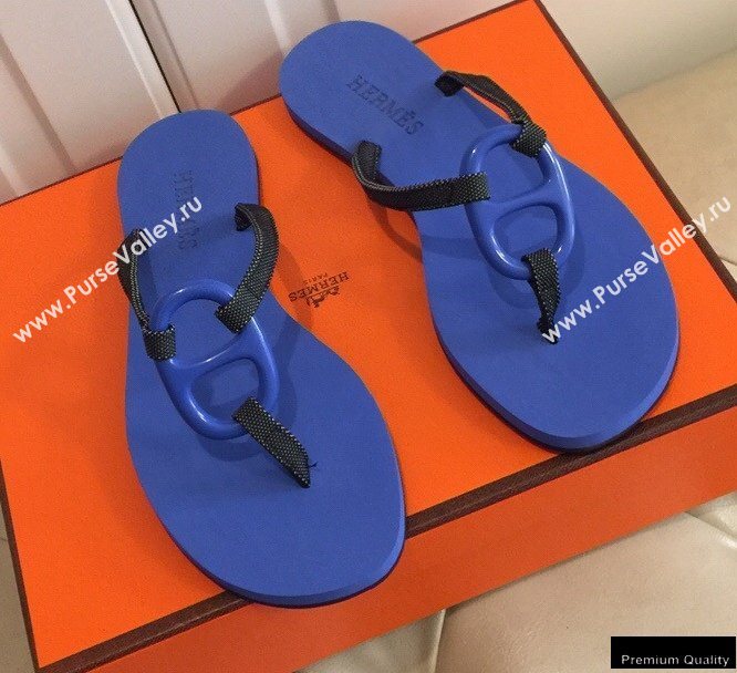 Hermes Kala Nera Chaine Dancre Flip Flops Thongs Sandals 13 (modeng-20122425)