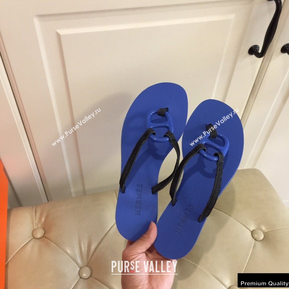 Hermes Kala Nera Chaine Dancre Flip Flops Thongs Sandals 13 (modeng-20122425)