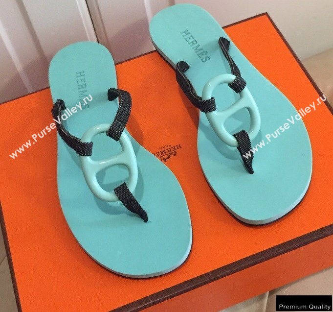 Hermes Kala Nera Chaine Dancre Flip Flops Thongs Sandals 08 (modeng-20122420)