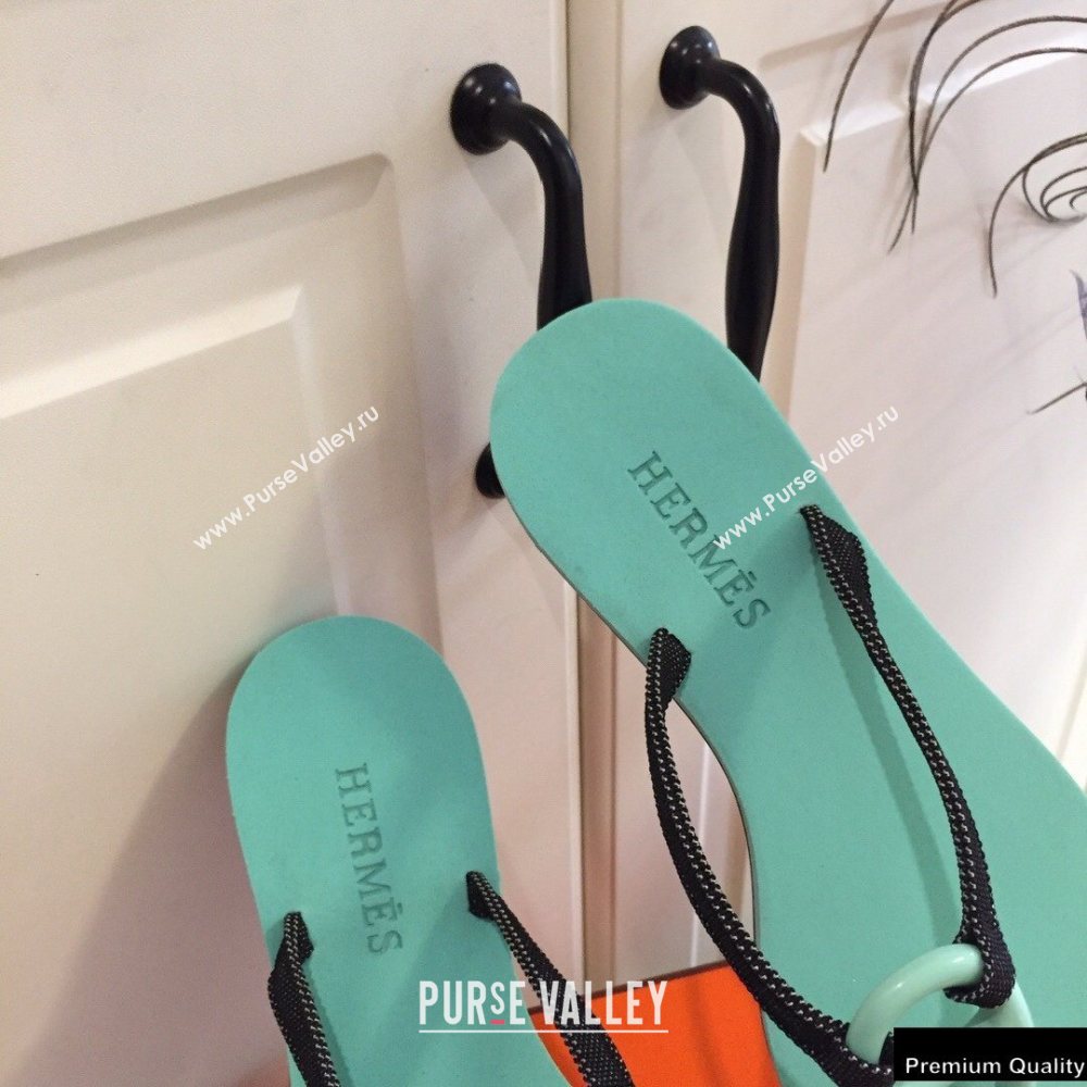 Hermes Kala Nera Chaine Dancre Flip Flops Thongs Sandals 08 (modeng-20122420)