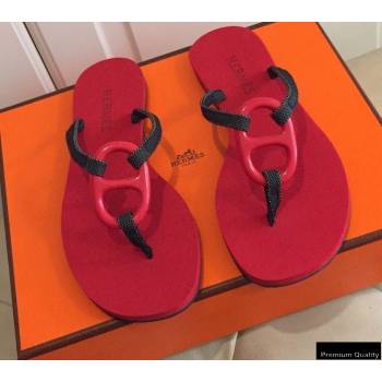 Hermes Kala Nera Chaine Dancre Flip Flops Thongs Sandals 07 (modeng-20122419)