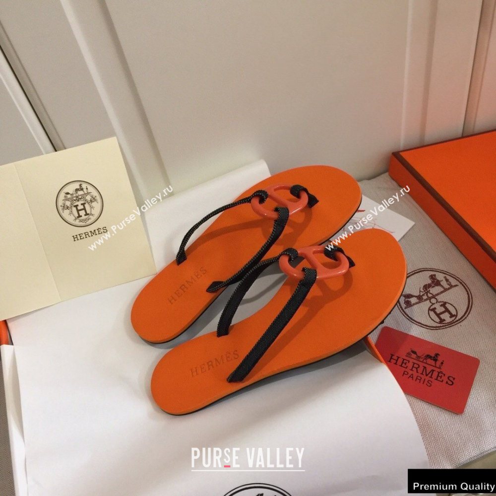 Hermes Kala Nera Chaine Dancre Flip Flops Thongs Sandals 06 (modeng-20122418)