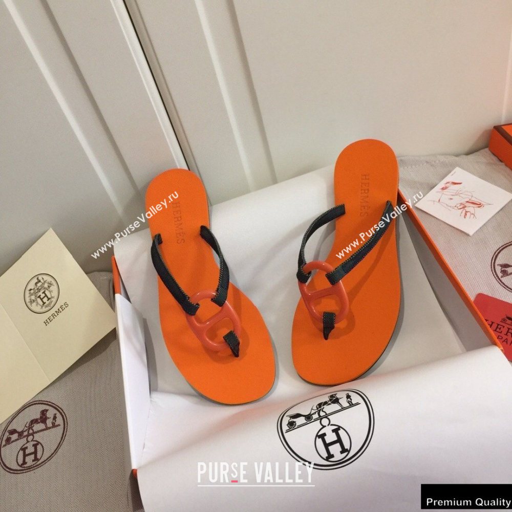 Hermes Kala Nera Chaine Dancre Flip Flops Thongs Sandals 06 (modeng-20122418)