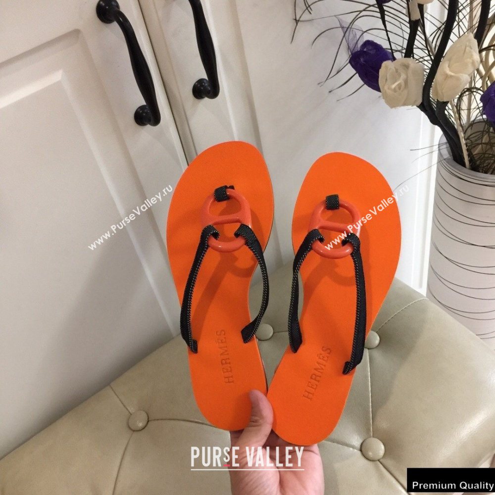 Hermes Kala Nera Chaine Dancre Flip Flops Thongs Sandals 06 (modeng-20122418)