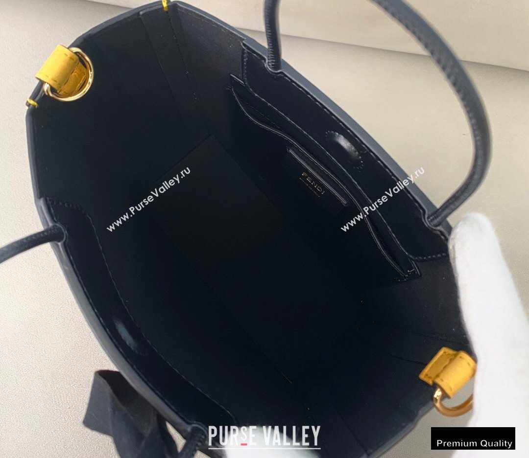 Fendi Leather Pack Small Shopping Bag Yellow 2020 (chaoliu-20120834)