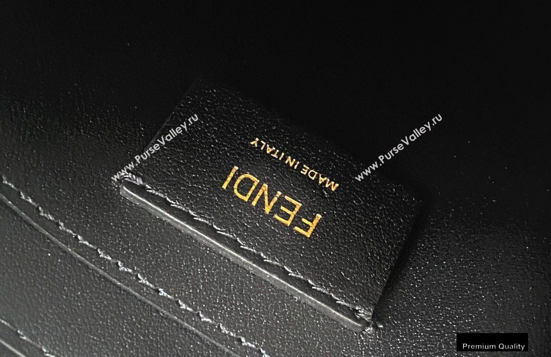 Fendi Leather Pack Small Shopping Bag Yellow 2020 (chaoliu-20120834)