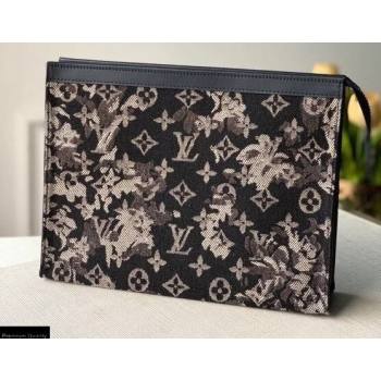Louis Vuitton Monogram Tapestry Canvas Pochette Voyage Bag M80034 2021 (kiki-20123106)