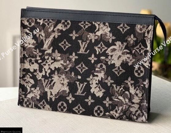 Louis Vuitton Monogram Tapestry Canvas Pochette Voyage Bag M80034 2021 (kiki-20123106)