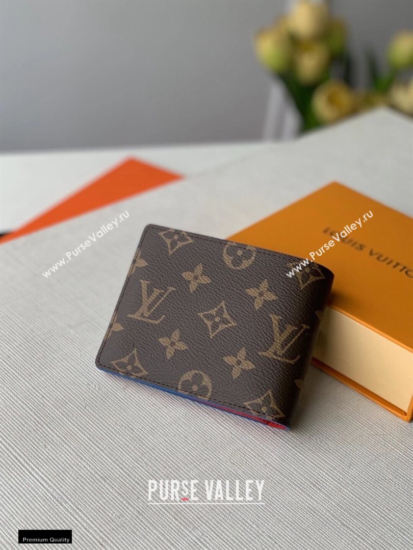 Louis Vuitton Monogram Canvas LVxNBA Multiple Wallet M80105 Brown (kiki-20123142)