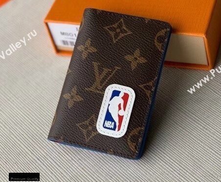 Louis Vuitton Monogram Canvas LVxNBA Pocket Organizer Wallet M80104 Brown (kiki-20123144)