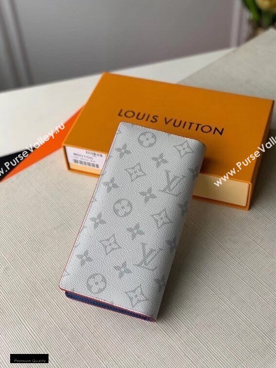 Louis Vuitton Monogram Canvas LVxNBA Brazza Wallet M80106 White (kiki-20123141)