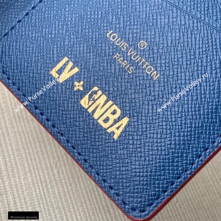 Louis Vuitton Monogram Canvas LVxNBA Brazza Wallet M80106 White (kiki-20123141)