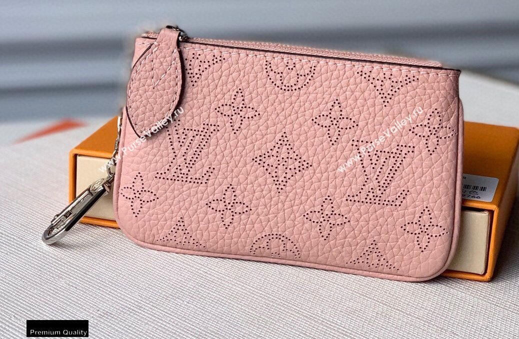 Louis Vuitton Mahina Leather Key Pouch M69508 Magnolia Pink (kiki-20123147)