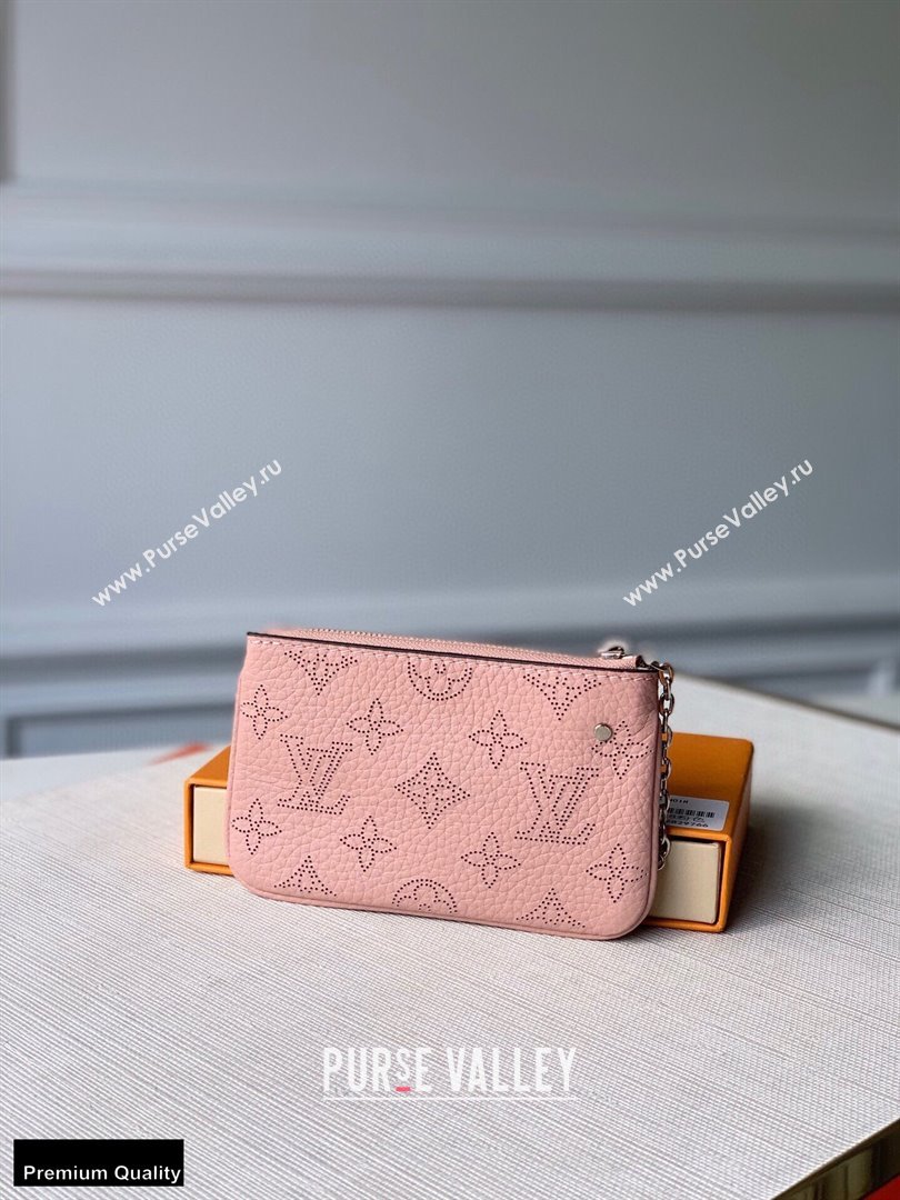 Louis Vuitton Mahina Leather Key Pouch M69508 Magnolia Pink (kiki-20123147)
