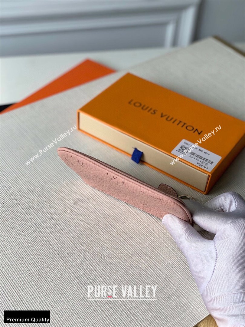 Louis Vuitton Mahina Leather Key Pouch M69508 Magnolia Pink (kiki-20123147)
