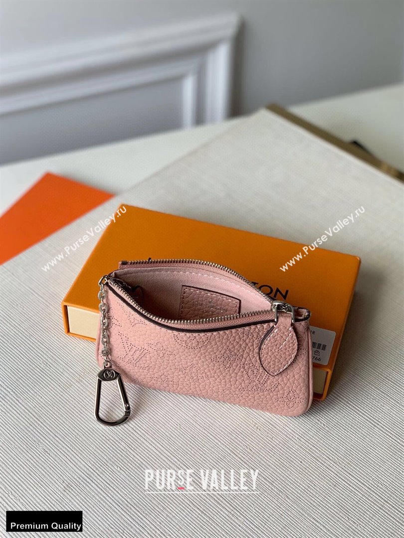 Louis Vuitton Mahina Leather Key Pouch M69508 Magnolia Pink (kiki-20123147)