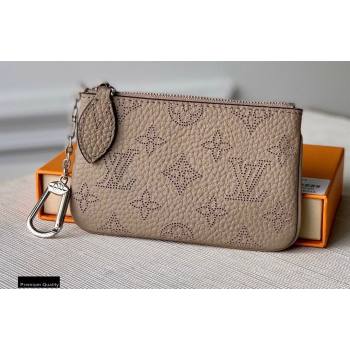 Louis Vuitton Mahina Leather Key Pouch Galet (kiki-20123149)