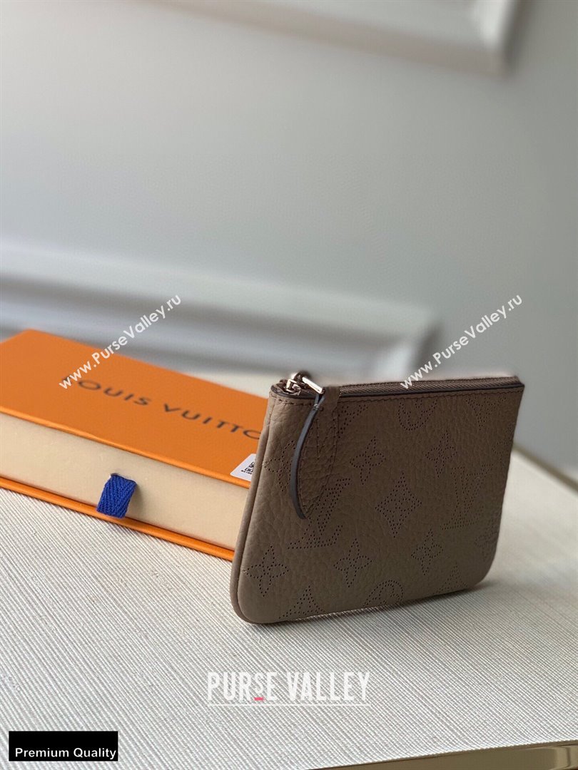 Louis Vuitton Mahina Leather Key Pouch Galet (kiki-20123149)