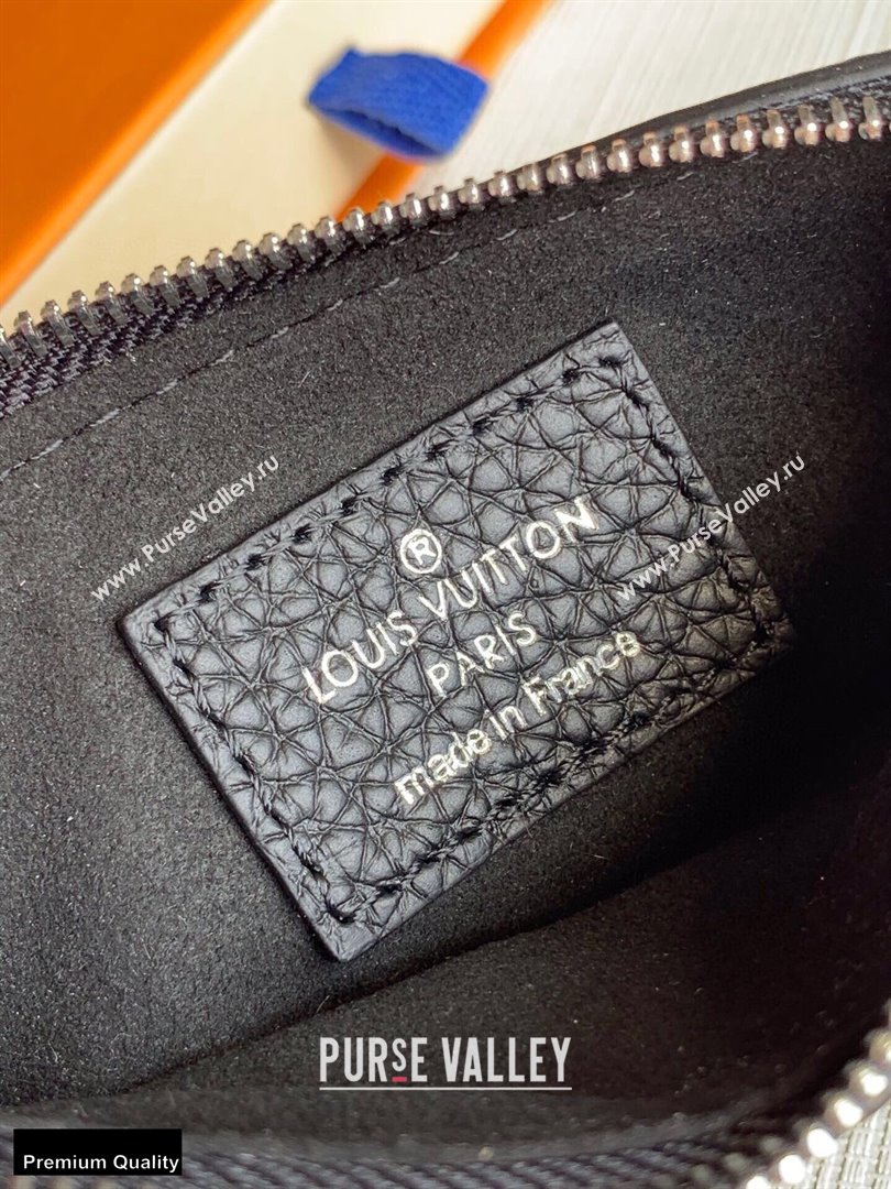 Louis Vuitton Mahina Leather Key Pouch M69532 Black (kiki-20123150)