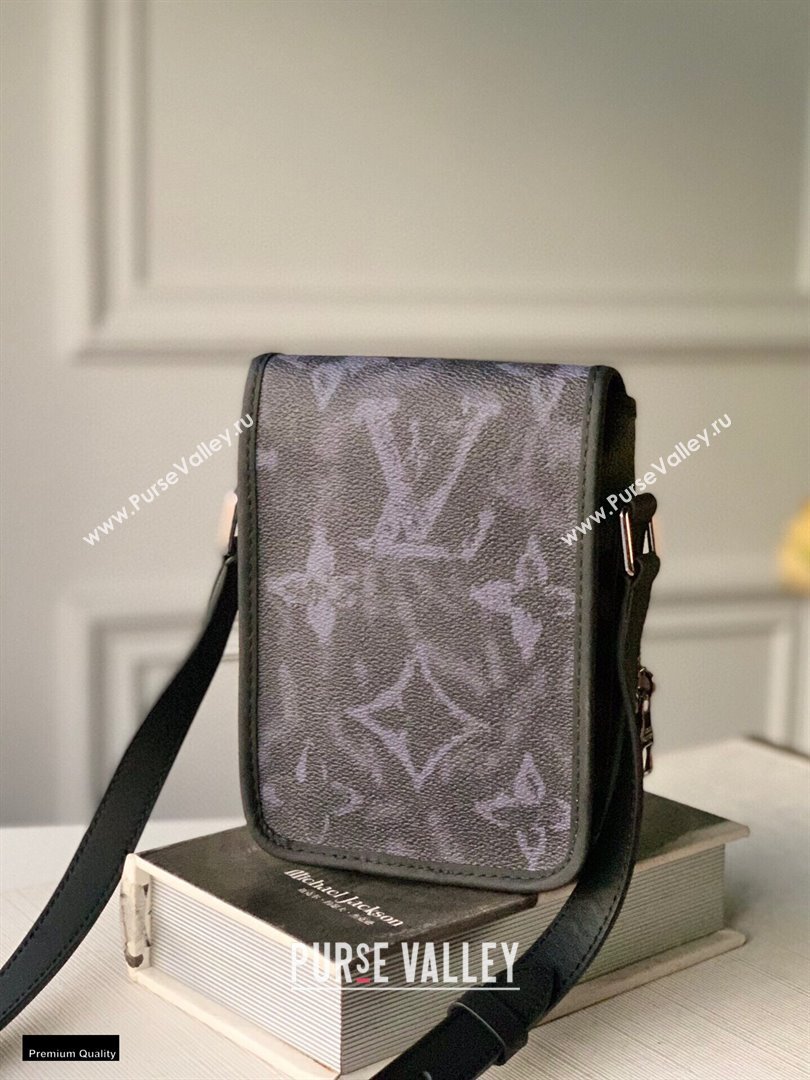 Louis Vuitton Monogram Pastel Noir Canvas Nano Amazon Messenger Bag M45650 2021 (kiki-20123121)