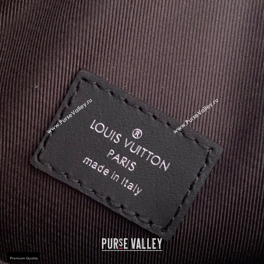 Louis Vuitton Monogram Pastel Noir Canvas Nano Amazon Messenger Bag M45650 2021 (kiki-20123121)