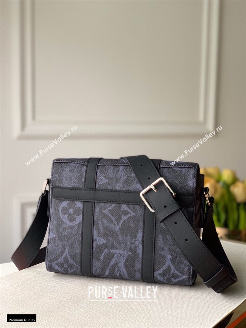 Louis Vuitton Monogram Pastel Noir Canvas Trunk Messenger Bag M57271 2021 (kiki-20123123)