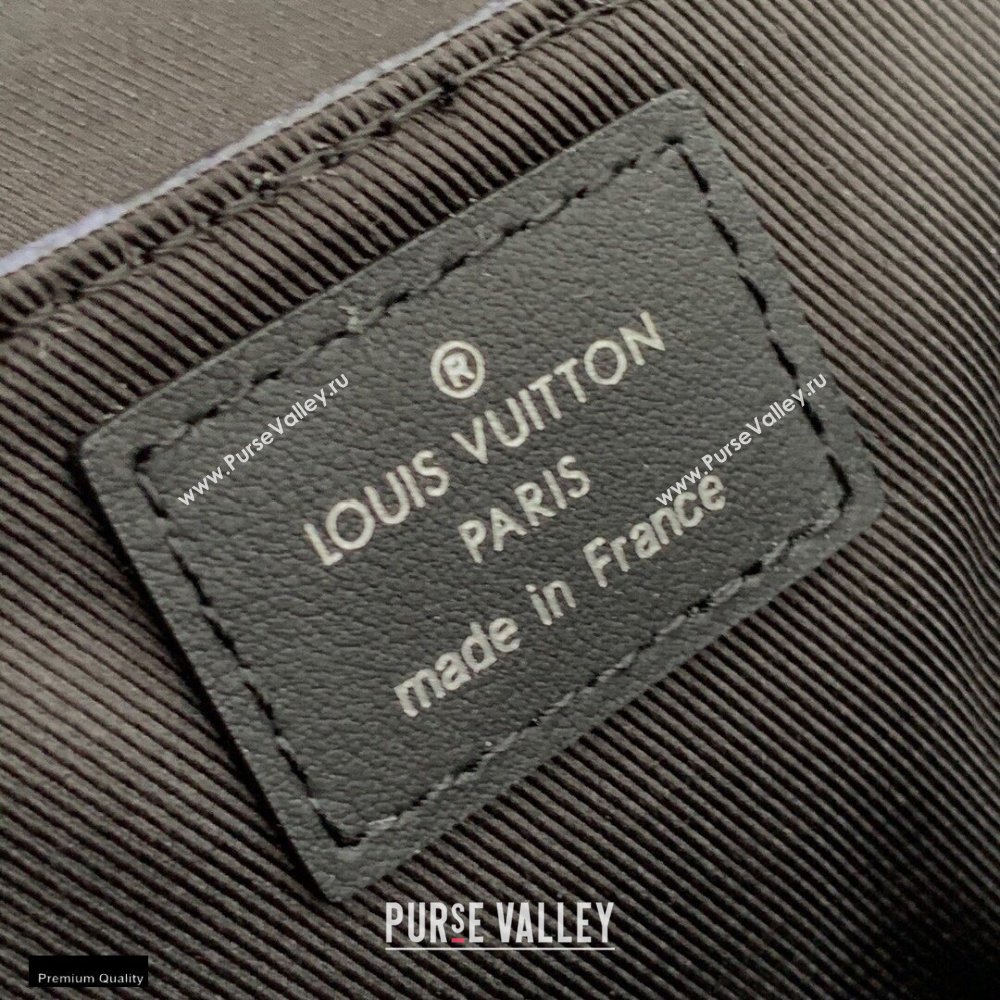 Louis Vuitton Monogram Pastel Noir Canvas Trunk Messenger Bag M57271 2021 (kiki-20123123)